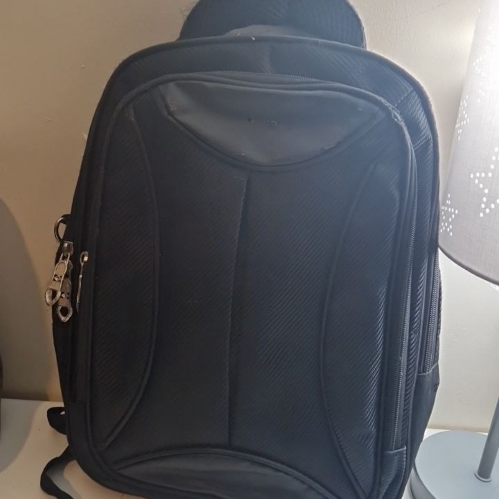briefcase with 2 compartments and one small one